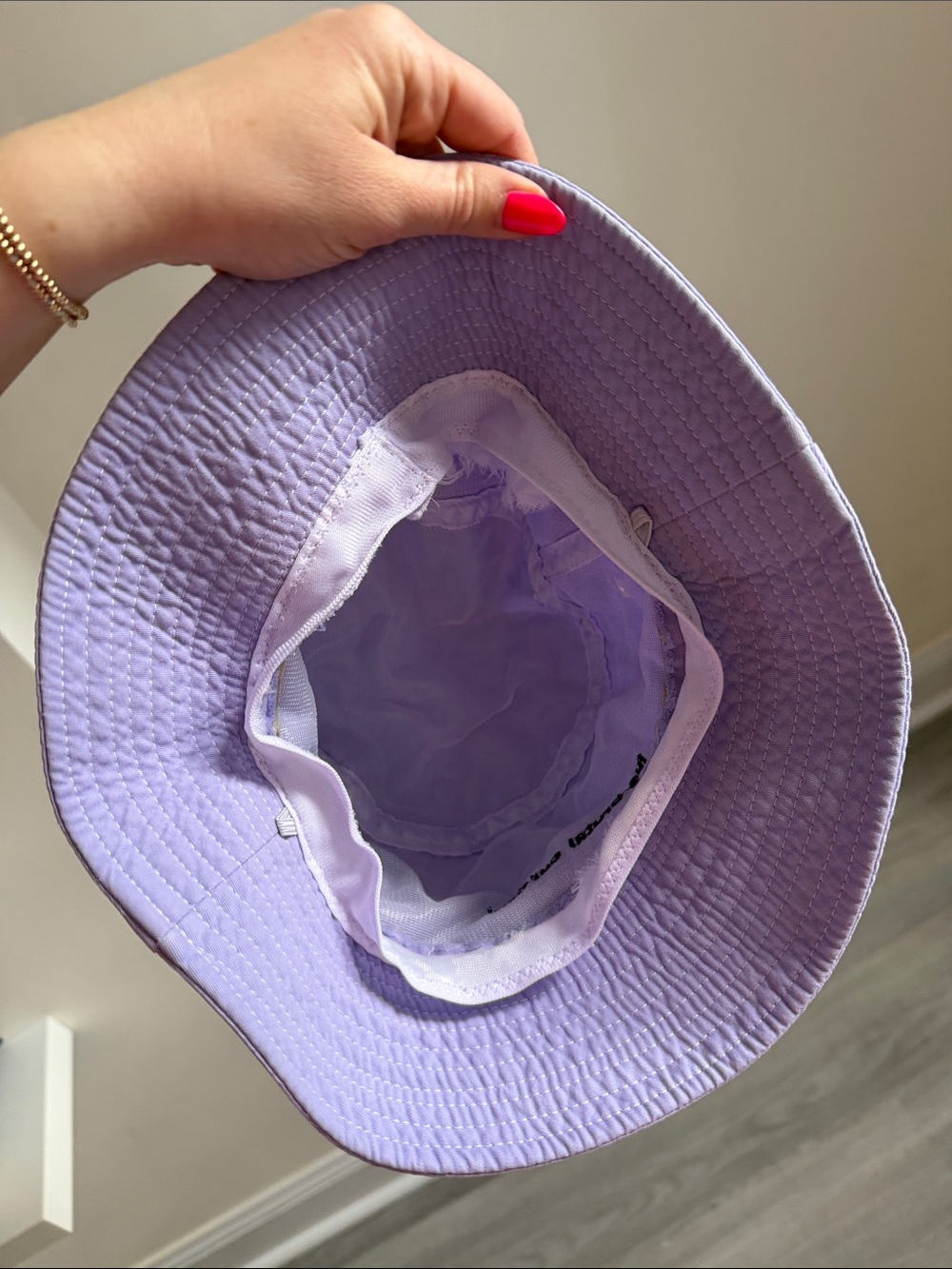 Olivia Rodrigo Bucket Hat with 'it's brutal out here' Embroidery - Picture 2 of 2